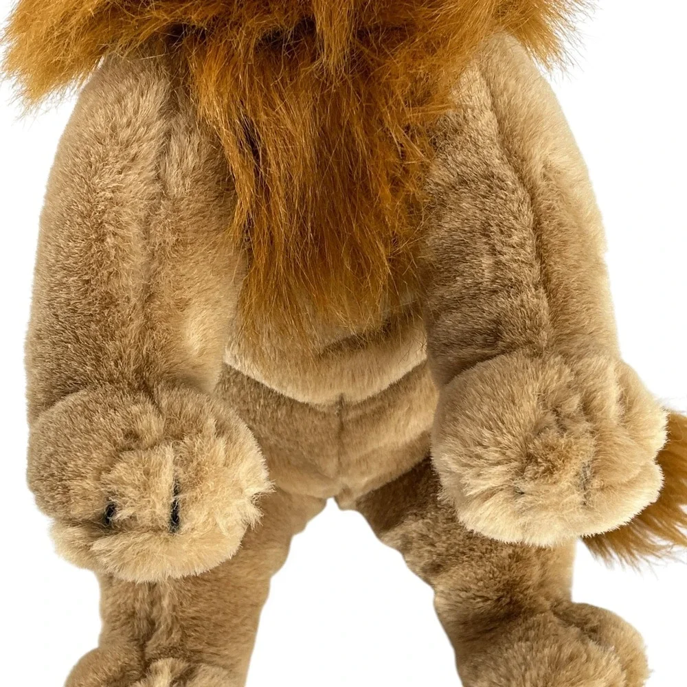 Vintage 1990 Ty Harris the Lion Plush Stuffed Animal Realistic Tan 15